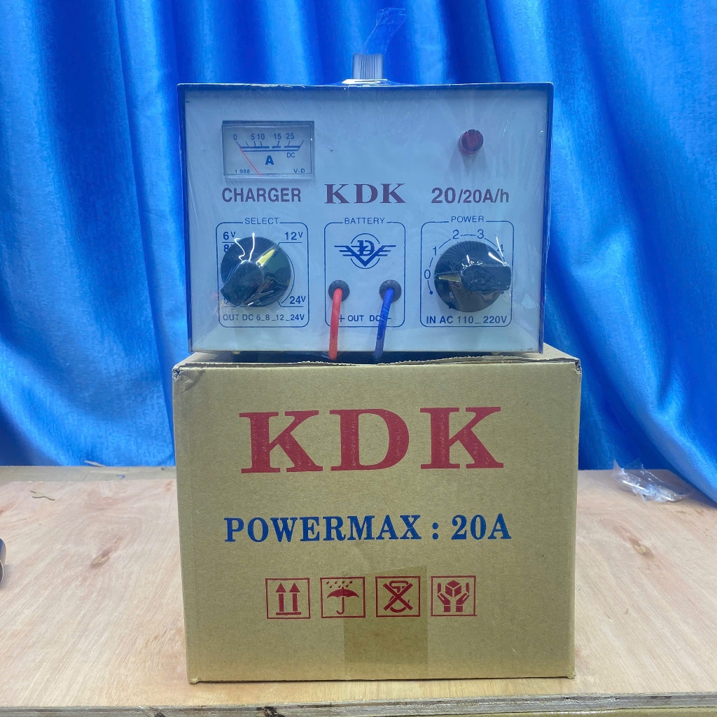 BỘ MÁY SẠC BÌNH ẮC QUY 20A TỰ ĐỘNG 3 CHẾ ĐỘ 6V 12V 24V DÀNH CHO XE Ô TÔ VÀ XE MÁY CẤU TRÚC NHỎ GỌN DỄ DÀNG SỬ DỤNG