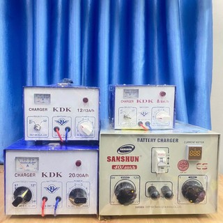 BỘ MÁY SẠC BÌNH ẮC QUY TỰ ĐỘNG 3 CHẾ ĐỘ 6V 12V 24V DÀNH CHO XE Ô TÔ VÀ XE MÁY CẤU TRÚC NHỎ GỌN DỄ DÀNG SỬ DỤNG