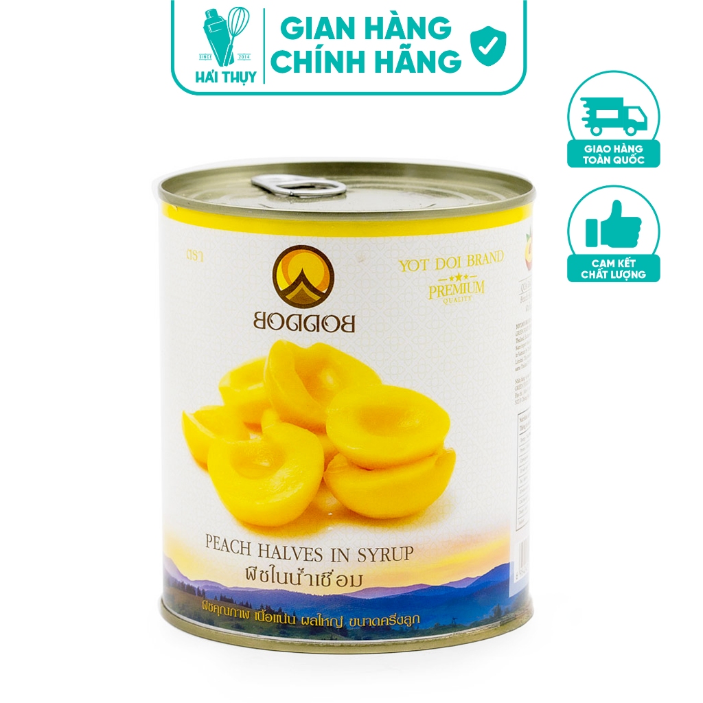 Đào Ngâm Đường Thái Lan Boddob 820g