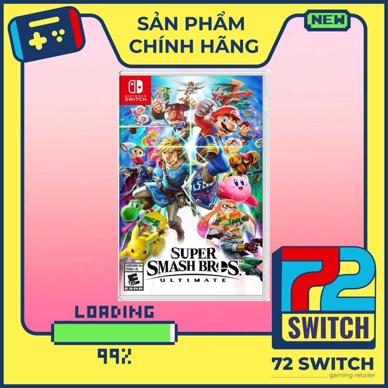 Băng Game Super Smash Bros Ultimate Nintendo Switch