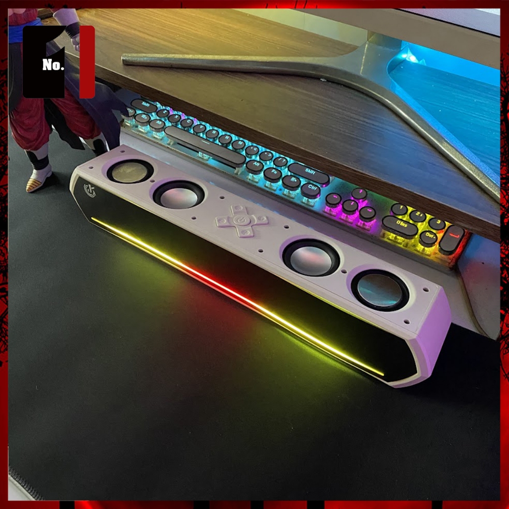 Loa Máy Tính Gaming Soundbar Bluetooth Để Bàn JK-1119 Led Rgb Bass Cực Mạnh - Âm Thanh Hay - DIVI