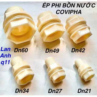 Ép Thùng Phuy- Ốc Ép Phuy Bồn Nước Nhựa COVIPHA Size 21 Đến 60.