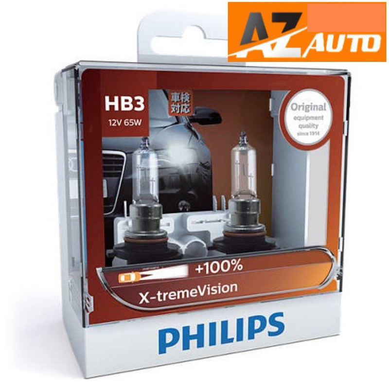 Đèn Pha Halogen Philips Xtreme Vision Plus +100%