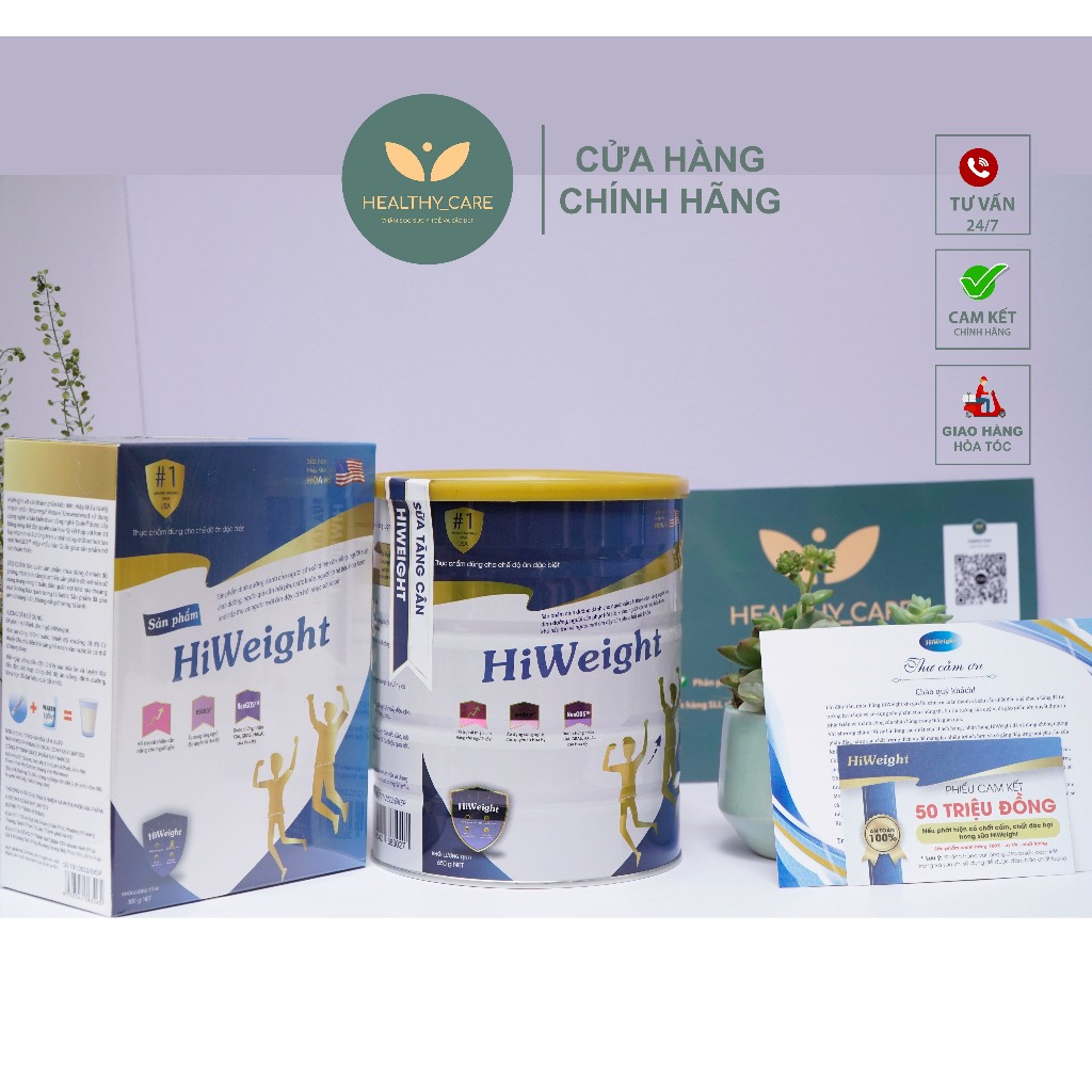 Combo 5 lon Sữa non tăng cân Hoa Kỳ HIWEIGHT (650g) [CHÍNH HÃNG]