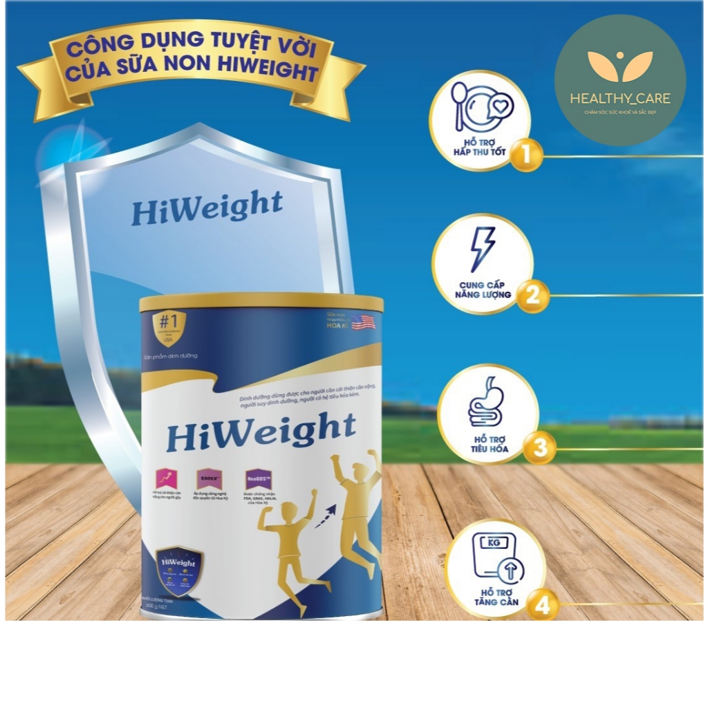 Combo 6 lon Sữa non tăng cân Hoa Kỳ HIWEIGHT (650g) [CHÍNH HÃNG]