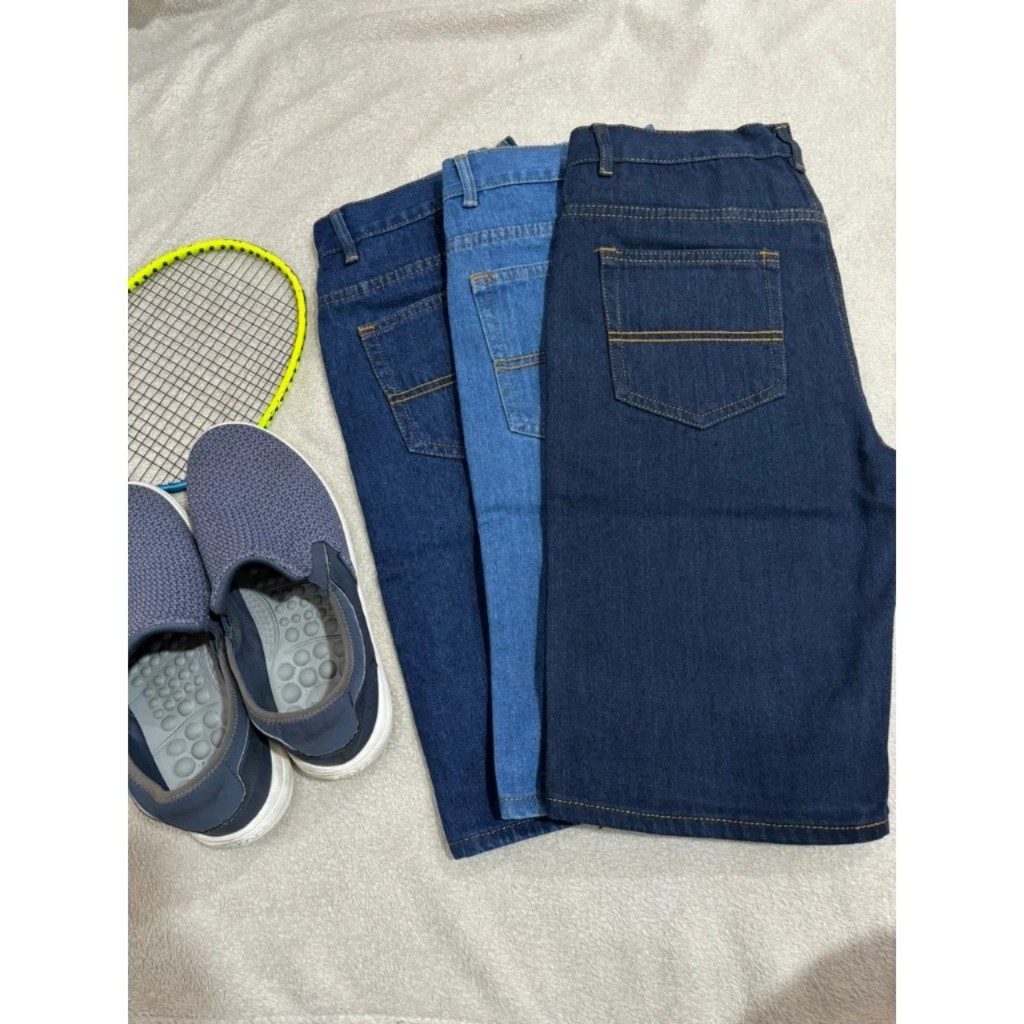 Combo 3 Quần Jean Short Nam Cao Cấp Form Chuẩn Dày Dặn Thoải Mái Năng Động
