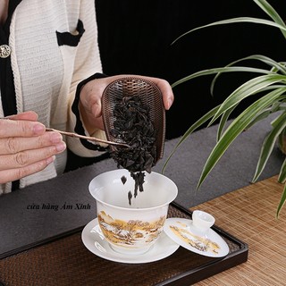 Bộ Dụng Cụ Pha Trà Đạo, Bộ Cung Nhãn Bằng Hợp Kim Đồng