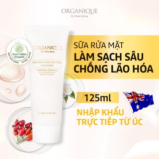 Sữa rửa mặt sạch sâu Organique chống lão hóa dịu nhẹ cấp ẩm an toàn cho da 15ml/125ml