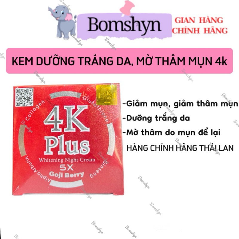 Kem 4k Plus Goji Bery DÀNH CHO DA MỤN