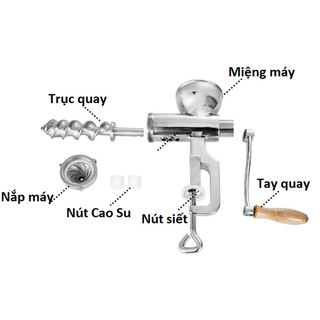 Máy ép chậm cỏ lúa mì inox nâng cao (thép không gỉ 304)