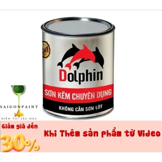Sơn kẽm xám đậm xingfa Dolphin Lon 800gram
