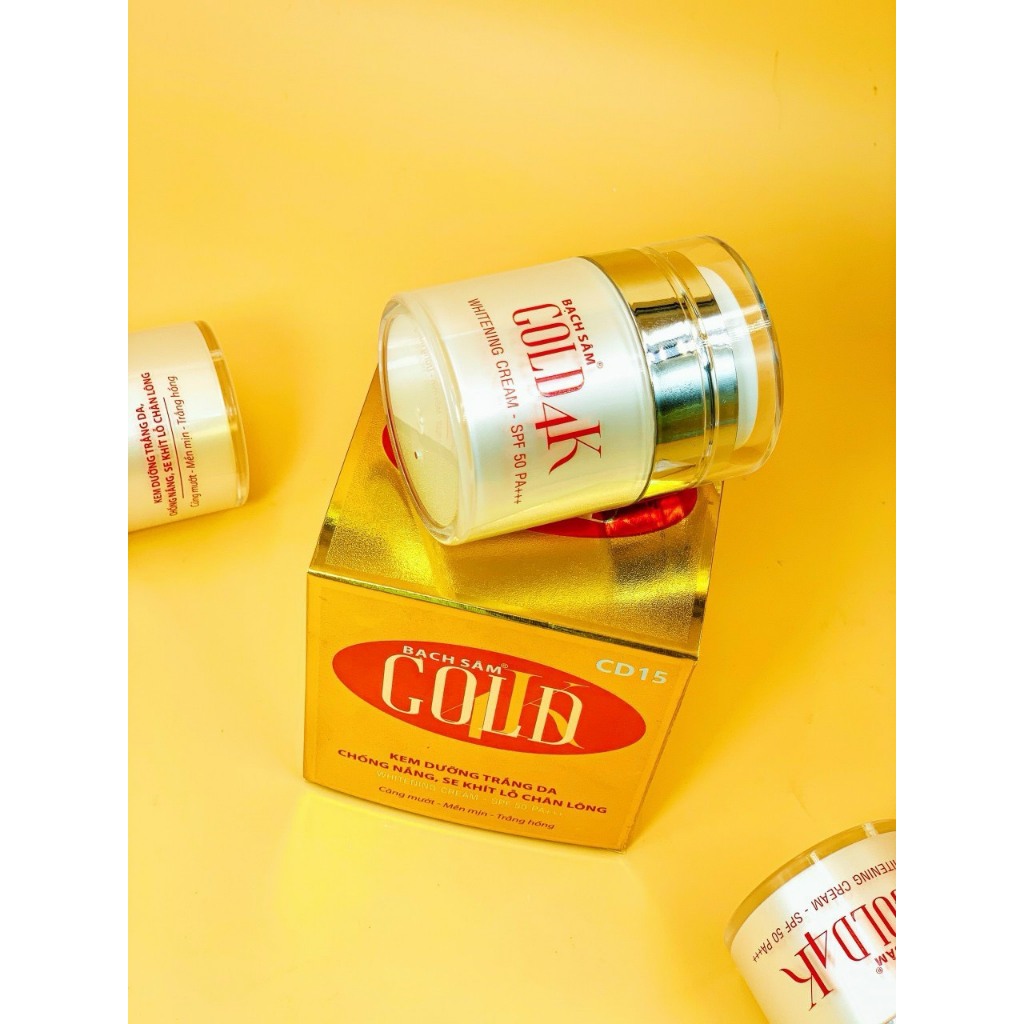 BẠCH SÂM GOLD4K TRẮNG DA CAO CẤP CD15
