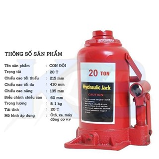 Kích thủy lực 20 tấn ( con đội thủy lực ) - Cáp Thép Giá Sỉ