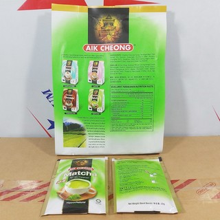 Trà Sữa Matcha Aik Cheong bịch 300g (12 gói nhỏ 25g)