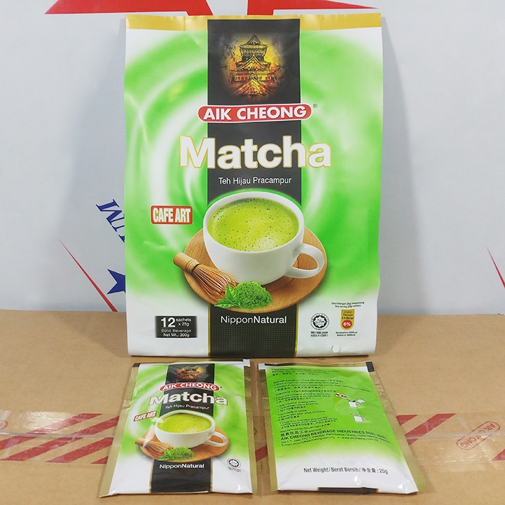 Trà Sữa Matcha Aik Cheong bịch 300g (12 gói nhỏ 25g)