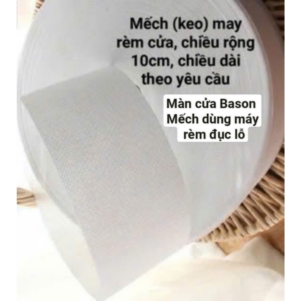 Mếch - Keo May Màn Cửa, May Rèm Cửa Dùng May Rèm Đục Lỗ Gắn Khoen