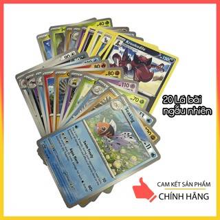 Combo 100 Thẻ Bài Pokemon TCG Common
