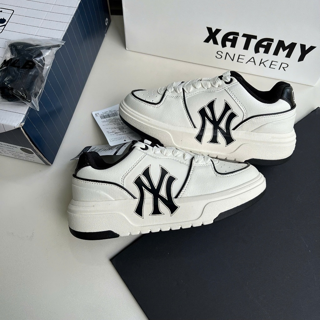 Giày Chunky Liner White Black NY [Hàng Chính Hãng]