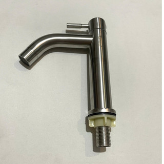 [RẺ VÔ ĐỊCH] Vòi lavabo lạnh inox 304 kèm dây cấp nước lạnh,  vòi rửa mặt lạnh