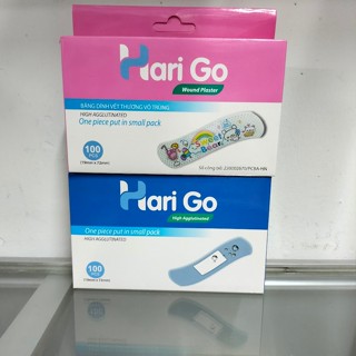  Băng cá nhân HARI GO - Băng gâu băng y tế sơ cứu vết thương cầm máu hiệu quả 