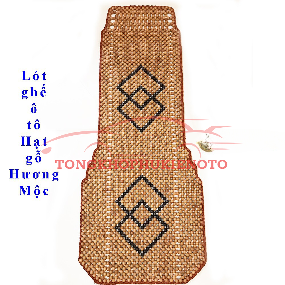 Lót ghế gỗ ô tô hạt gỗ hương mộc hoa văn cao cấp