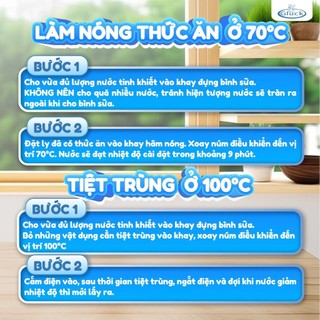 Máy hâm sữa Gluck - Đức GN06 cho bé