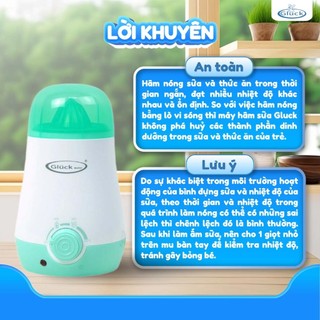 Máy hâm sữa Gluck - Đức GN06 cho bé