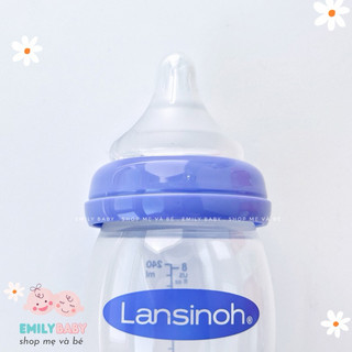 Bình sữa Lansinoh 160ml/240ml chọn núm S/M/L