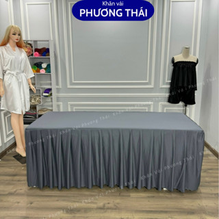 Ga giường Spa, drap giường gội, nối mi, vải thun ĐẸP nhiều màu, cần khoét lỗ báo shop