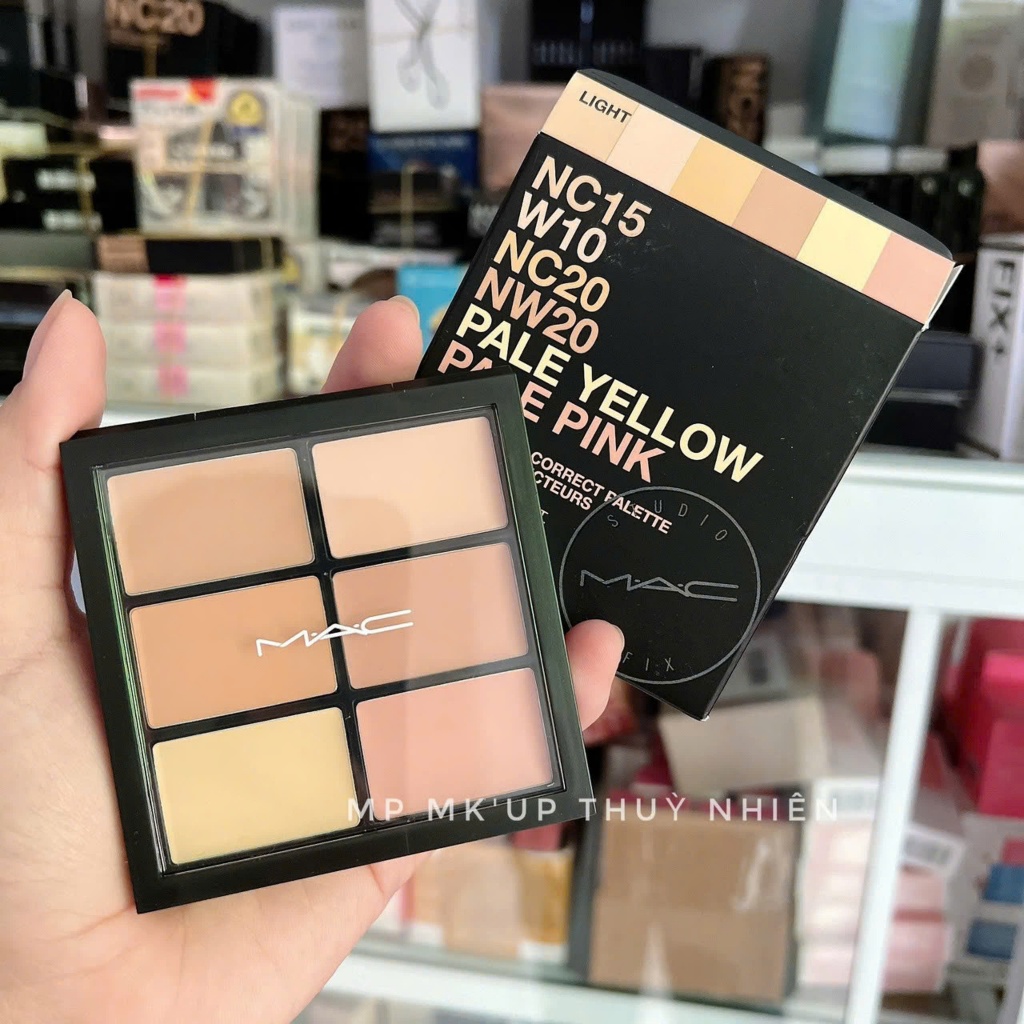 Bảng che khuyết điểm MAC 6 ô - Light