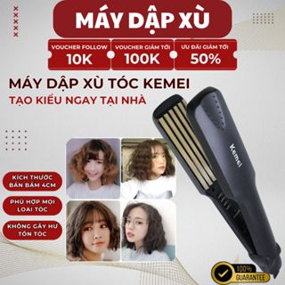 Máy dập xù mini, máy dập xù, máy tạo kiểu tóc chuyên nghiệp bấm mè, làm phồng 4 mức nhiệt - Lù Store