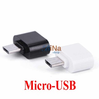 Đầu chuyển OTG micro USB/Type C sang USB trắng/đen