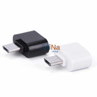 Đầu chuyển OTG micro USB/Type C sang USB trắng/đen