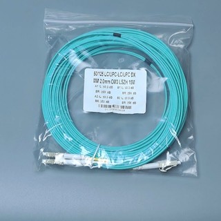 5 sợi Dây nhảy quang Multimode LC/UPC-LC/UPC MM , OM3, Duplex 3 mét , 5 mét . 10 mét , 15 mét , 20 mét