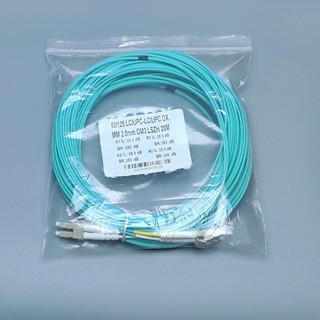 5 sợi Dây nhảy quang Multimode LC/UPC-LC/UPC MM , OM3, Duplex 3 mét , 5 mét . 10 mét , 15 mét , 20 mét