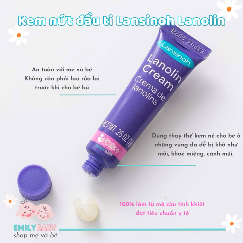 Kem nứt ty Lansinoh 7g
