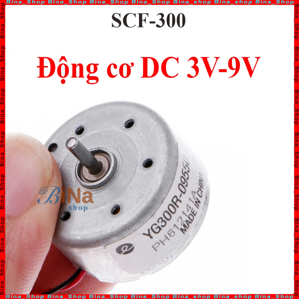 Động cơ DC 1.5V-9V Motor SCF-300 DIY