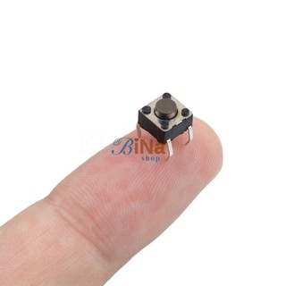 [10 cái] Nút nhấn nhả 4 chân 6x6x5mm, Công tắc Reset/Passing/Arduino/DIY/DIP