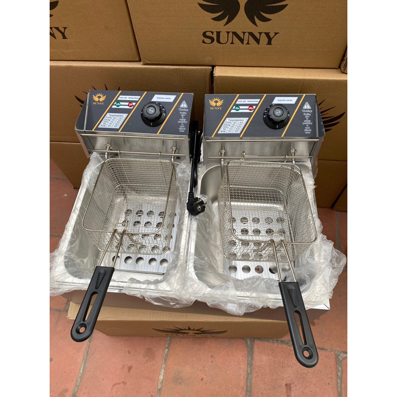 Bếp chiên nhúng điện đôi công nghiệp SUNNY