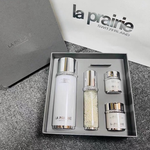 [NEW 2024] Set dưỡng trắng da 4 món cao cấp LA PRAIRIE WHITE CAVIAR