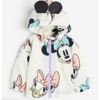 Áo khoác gió Mickey H&M xuất dư sz 4-12M