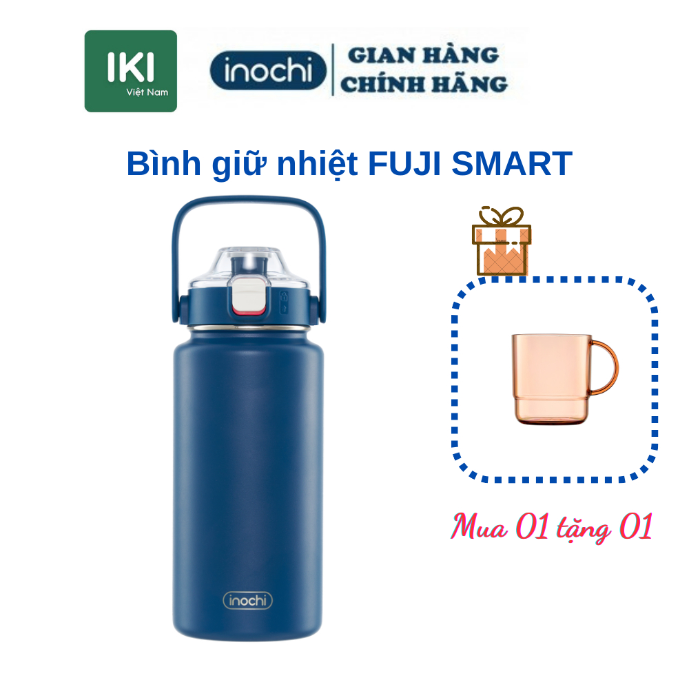 Ikishop_Bình giữ nhiệt Fuji Smart 950 ml_Inox Inochi chính hãng_Hàng mới nhất cho đi làm đi làm đi chơi_giữ nhiệt 24h