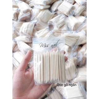 Phụ kiện 20 dũa móng tay mini, keo ,que gỗ vỏ hộp