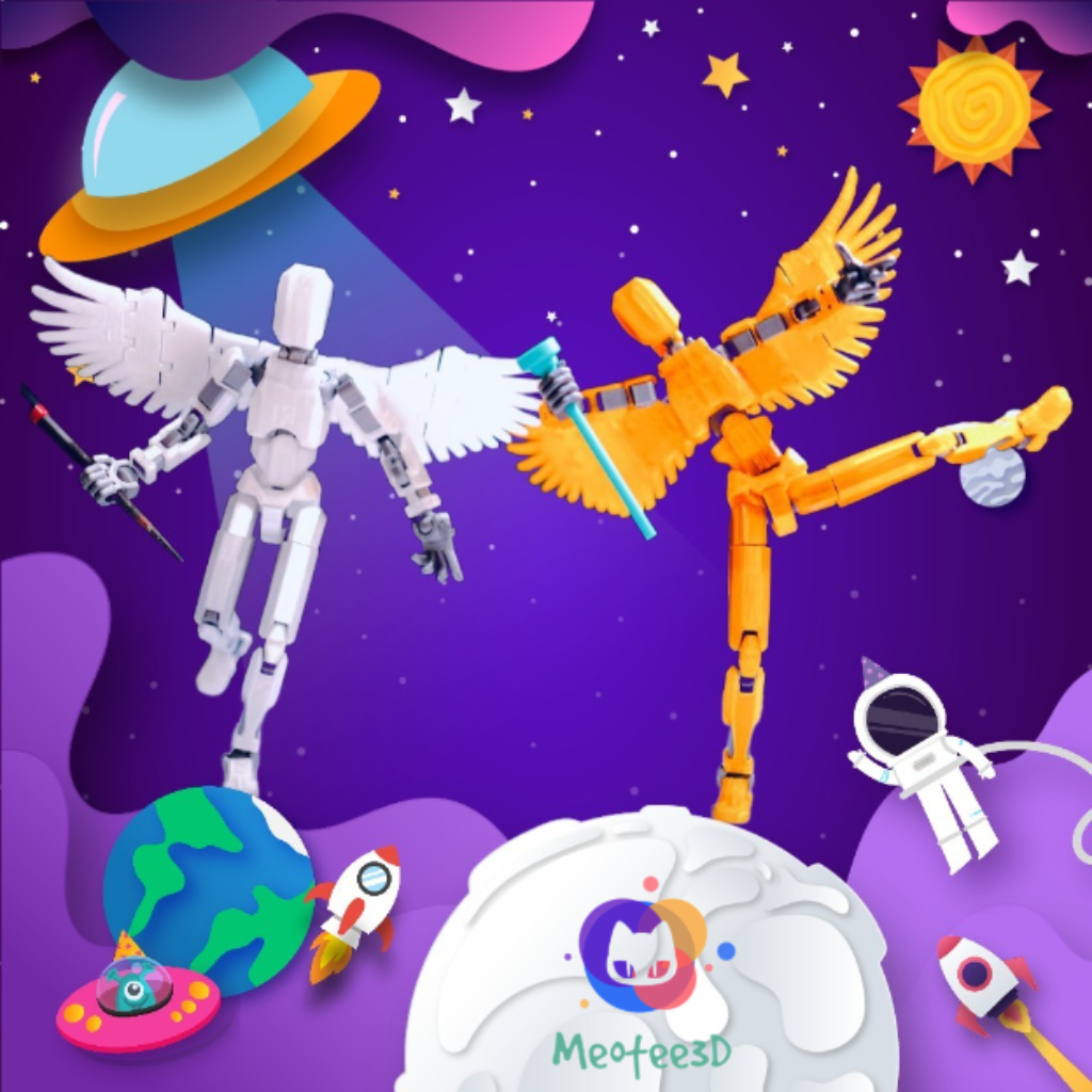 [Meotee3D] Cánh thiên thần cho Dummy 13 (chỉ có cánh, không bao gồm mô hình Dummy 13)