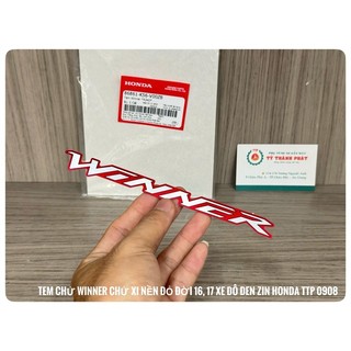 Tem chử Winner ( K1 ) Đỏ zin ( 1 miếng )