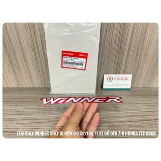 Tem chử Winner ( K1 ) Đỏ zin ( 1 miếng )