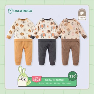 (8,5-20kg) Bộ Dài Tay Uala Rogo Bé Trai, Bé Gái Hoạ Tiết UR3708, UR3653, UR3551, UR3541, UR3643, UR3803