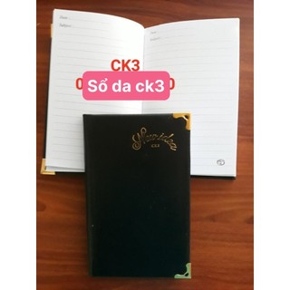 2 cuốn Sổ da CK1 dày, sổ ck1 dày, sổ tay bỏ túi