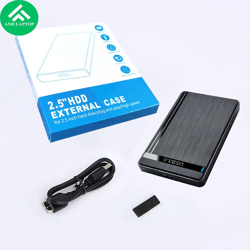 Box ổ cứng 2.5'' sata 3.0. Dùng cho SSD/HDD 2.5''. Bảo hành 6 tháng, lỗi đổi mới