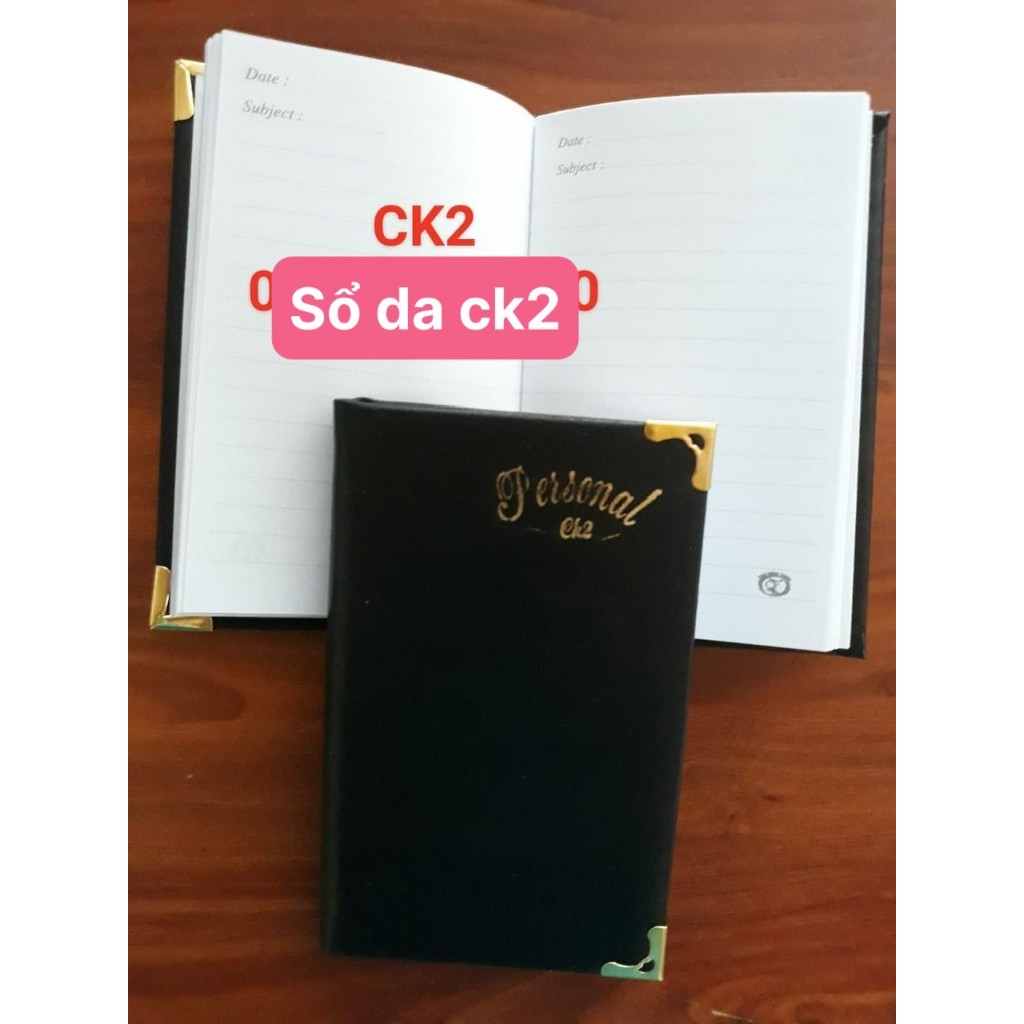 Sổ da CK2 dày, sổ ck2 dày, sổ tay bỏ túi